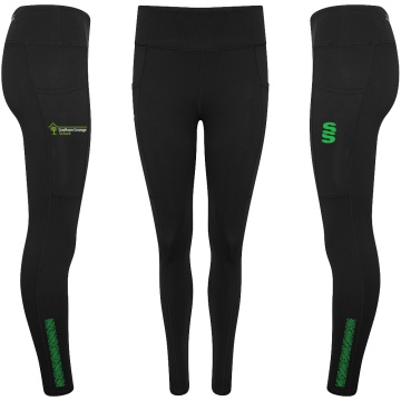 Performance Full Length Leggings : Black